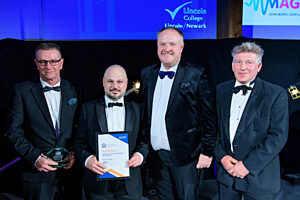 Civil Engineering Team Takes Home Tourism Project Award Win for Bomber Statue photo