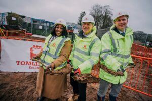 Sod-cutting ceremony marks start on site at Pearl Hyde Primary School in Coventry photo